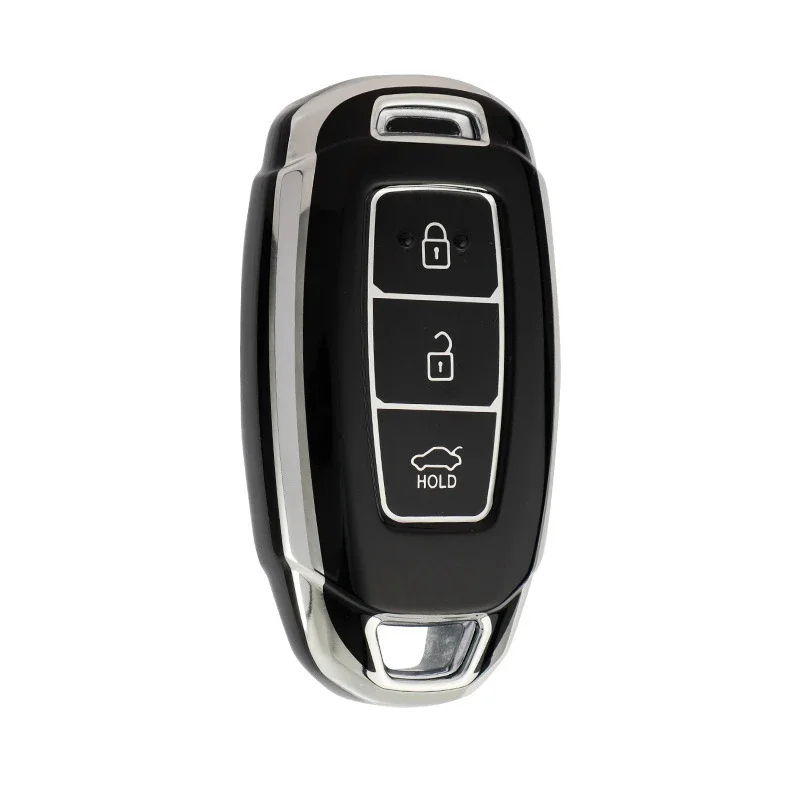 Tpu Car Key Case Cover for Hyundai Creta 2 Creta 2021 2022 Ix25 Kona Version 2018 I20N Santa Fe 2020 2021 Palisade Key Holder