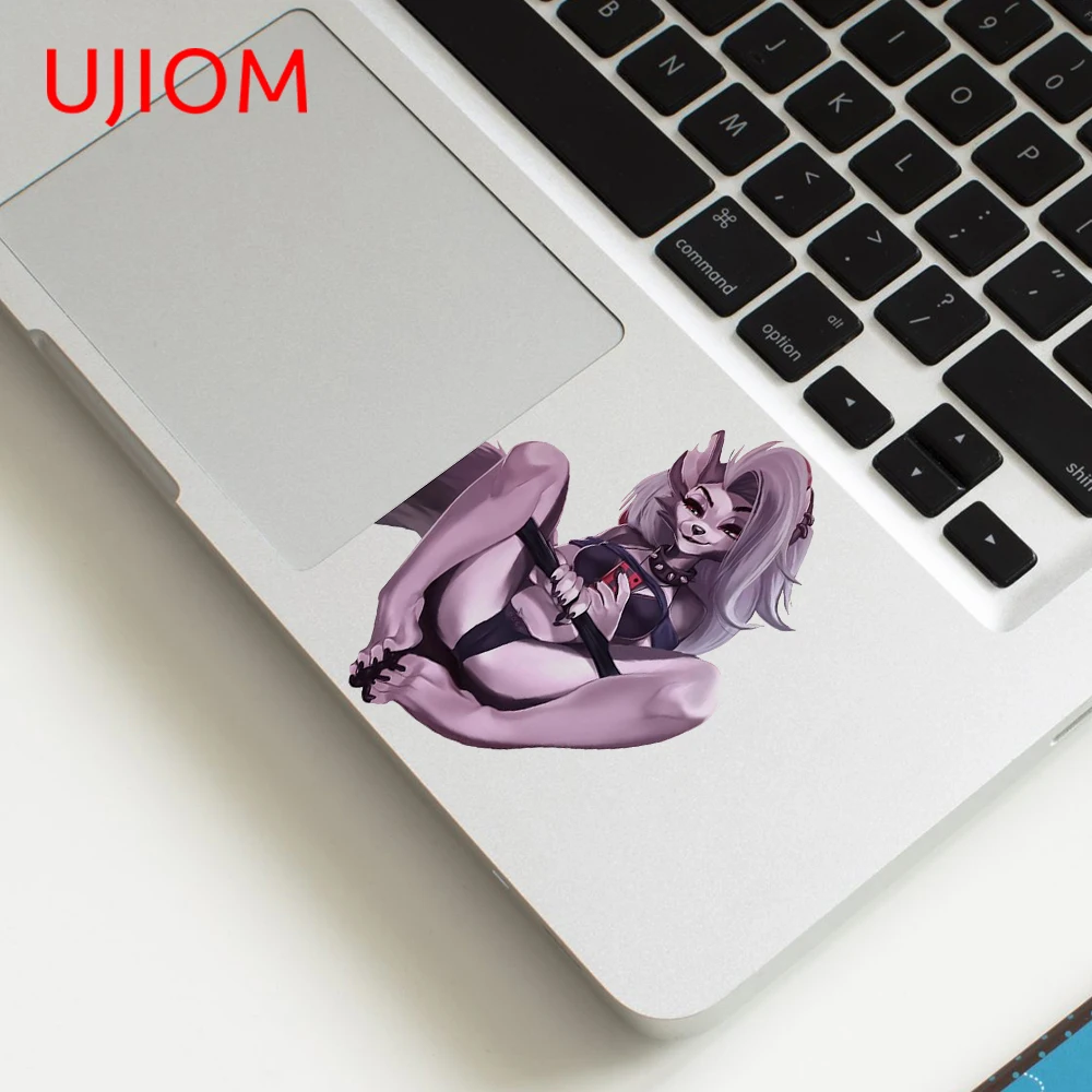 UJIOM Adult Sexy Furry Wall Sticker Helluva Boss Loona Sticker Bedroom Decal Bathroom Waterproof and Scratchproof Decoration