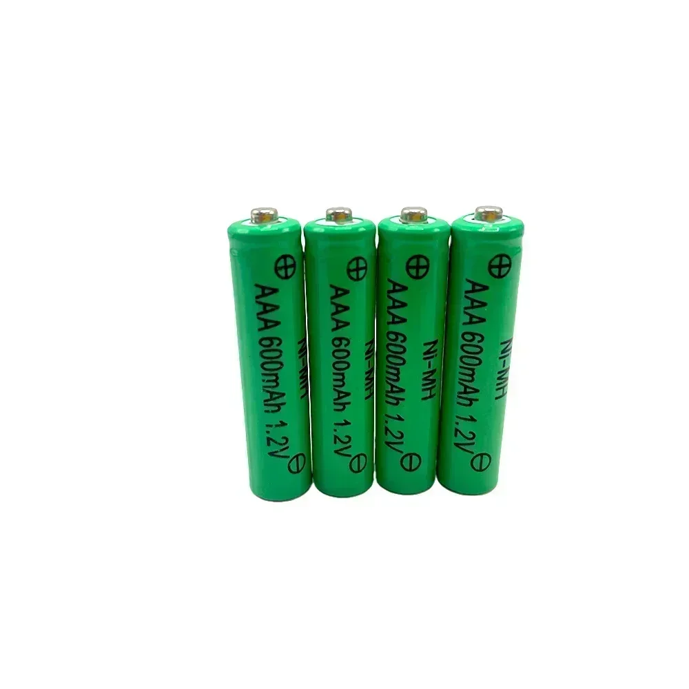 New Pilas Aaa Racargables AAA NiMH Battery 1.2V Pila Recargable 600mAh for Flashlight Electric Toy Remote Control Backup Battery