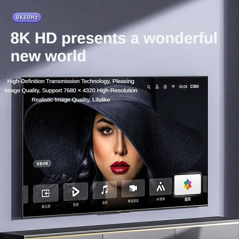 محول فيديو عالي الدقة 8k 60 هرتز USB من النوع C إلى HDMI متوافق 2.1/ Mini DP إلى HDMI2.1 محول فيديو لأجهزة الكمبيوتر المحمول MacBook Pro Huawei