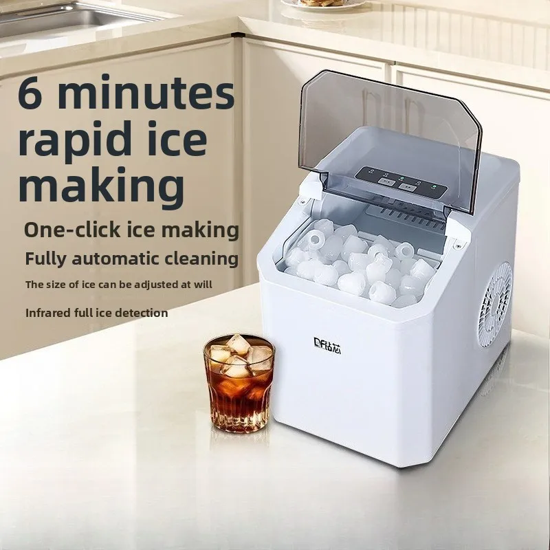 Mini Portable Ice Maker for Home Use Desktop Automatic Bullet Ice Machine for Kitchen Dorm Office