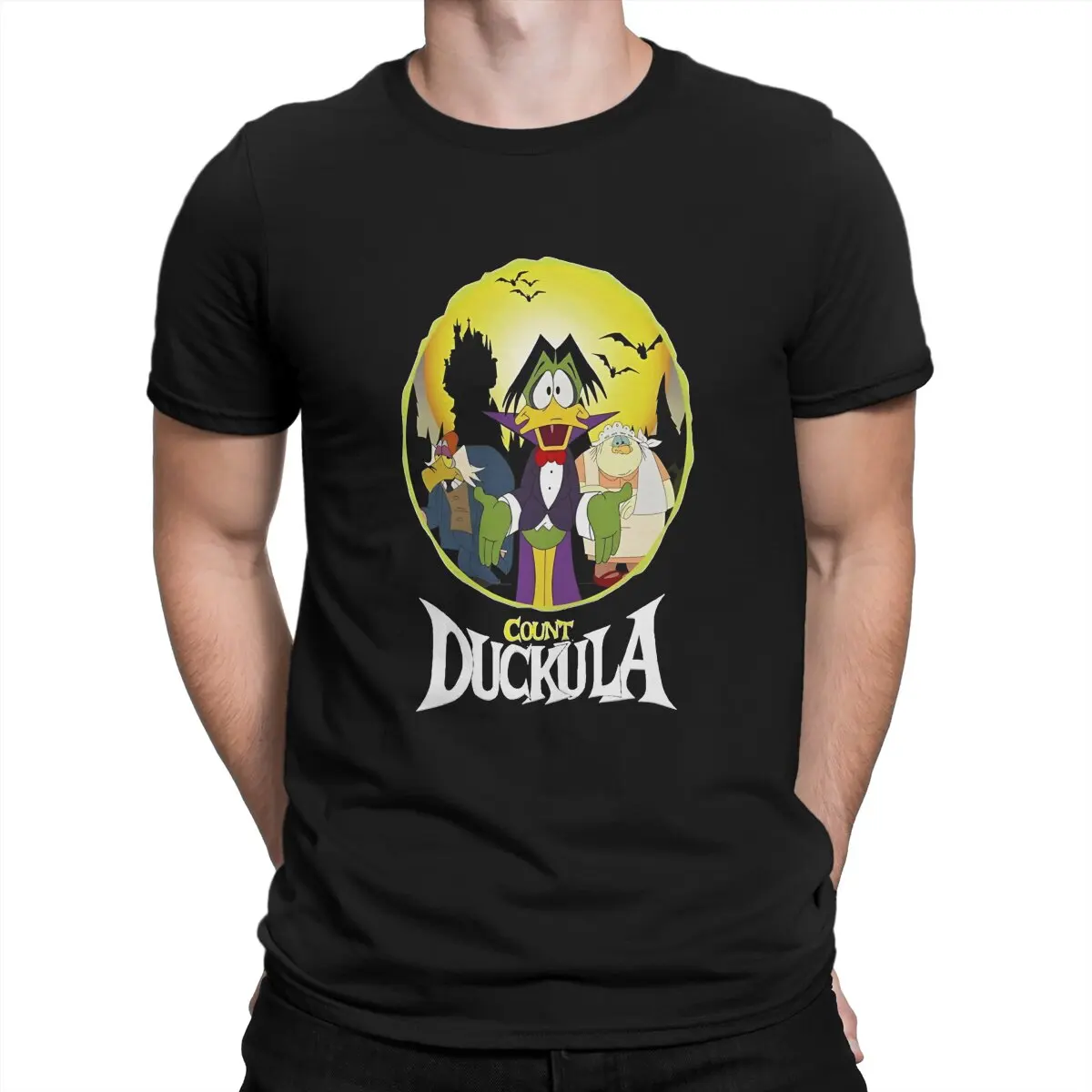 C-Count Duckula Man TShirt Shock Fashion T Shirt Graphic Sweatshirts Hipster