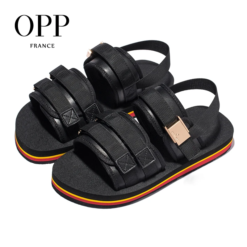 

OPP Summer Sandals Men Casual Soft Mesh Couple Beach Slippers Men Cool Berkenstocks Sandals