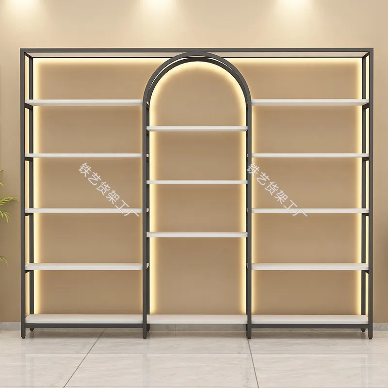 Shopping mall shoe rack display rack children's shoes shelf shoe store shelf bag shelf live broadcast display