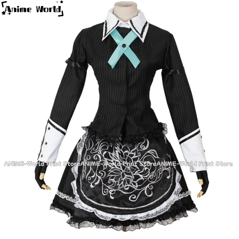 

《Custom Size》Touhou Project Izayoi Sakuya Anime Cosplay Costume For Woman Halloween Cosplay Costume Christmas Hallowmas