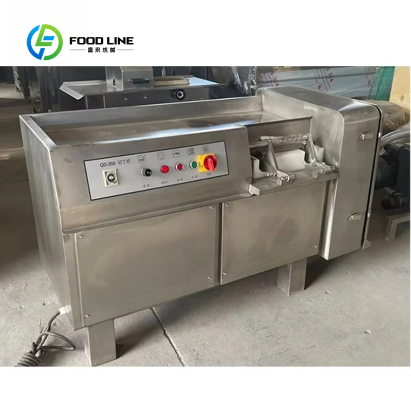 Customized High Efficiency Automatic Fresh Meat Slicer Shredded Meat Grinder Frozen Meat Dicing Machine Large Capacity Durable