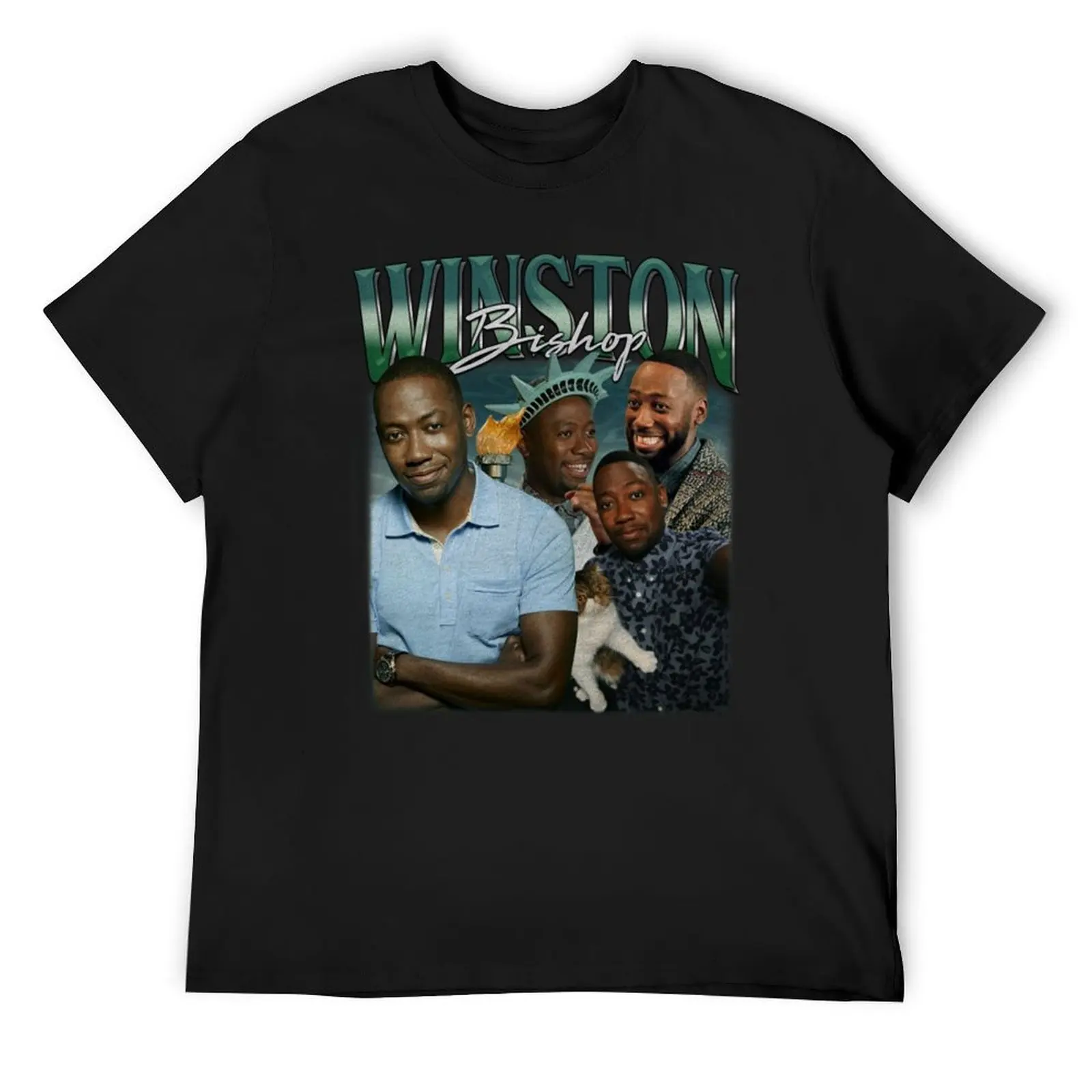 Winston Bishop T-Shirt sports fans essential t shirt vintage t shirts mens t shirts pack