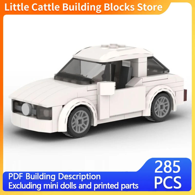Speed Racing Car Model MOC Building Bricks A-Class Compact Sedan Modular Technology Gifts Holiday Assemble Children Toys Suit