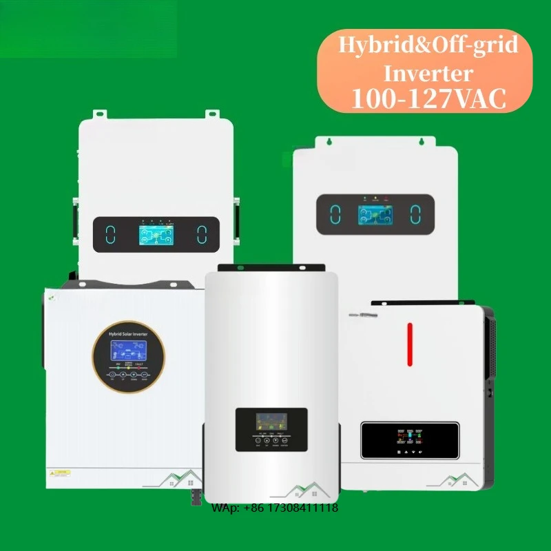3KW-12KW 120V 120/240V Split Phase Hybrid Solar Inverter 60Hz Off Grid MPPT Controller WiFi | American Standard