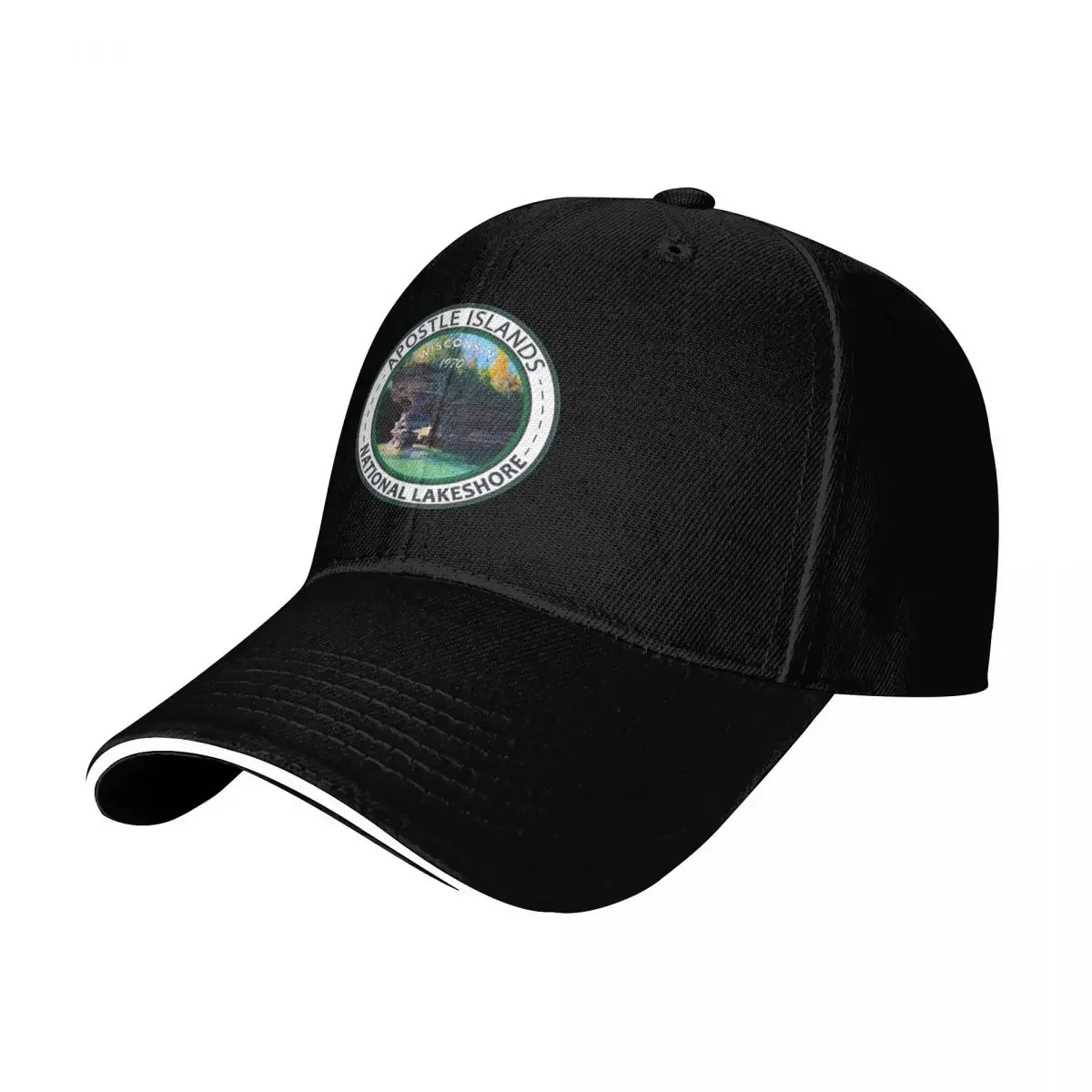 

Apostle Islands National Lakeshore Wisconsin Badge Baseball Cap foam party Hat Male hat Horse Hat Hats For Women Men's