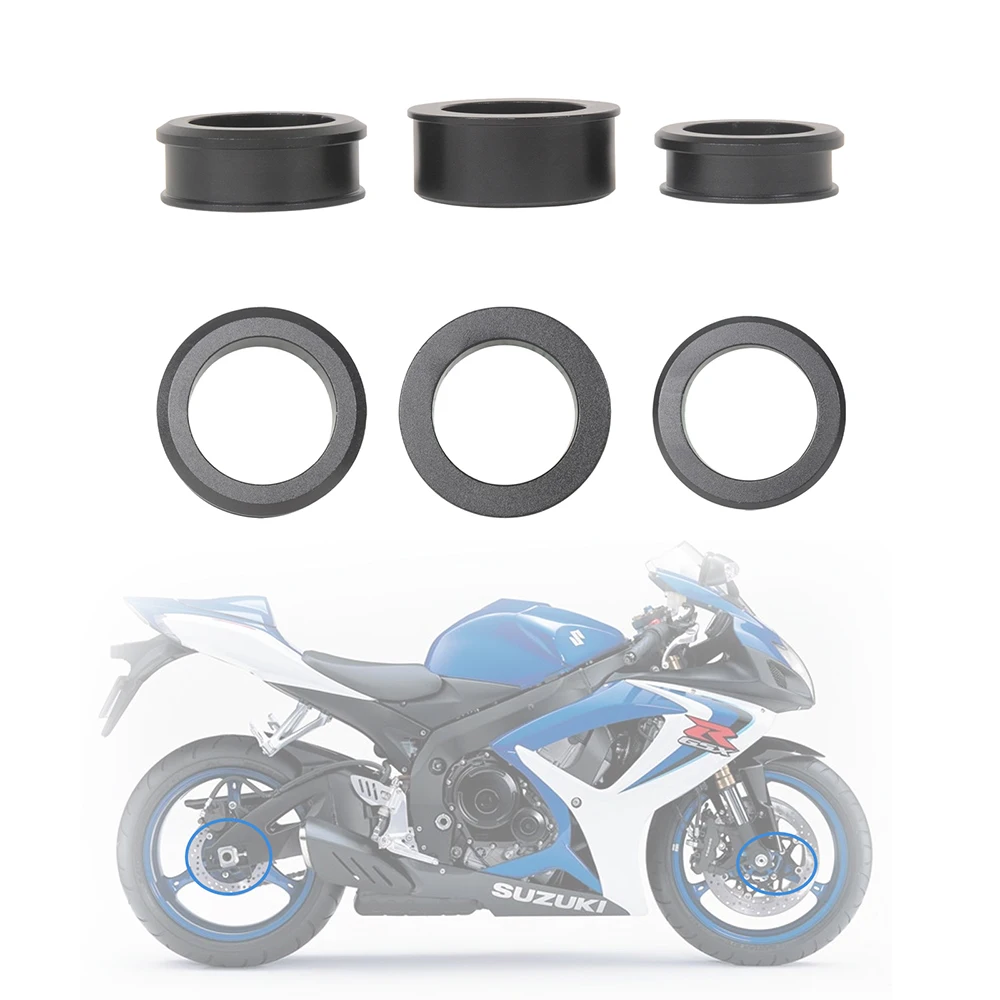 

3PCS MOTO4U Captive Motorcycle Racing Wheel Spacer Aluminum Accessories For SUZUKI GSXR600/750 2006 2007 2008 2009 2010