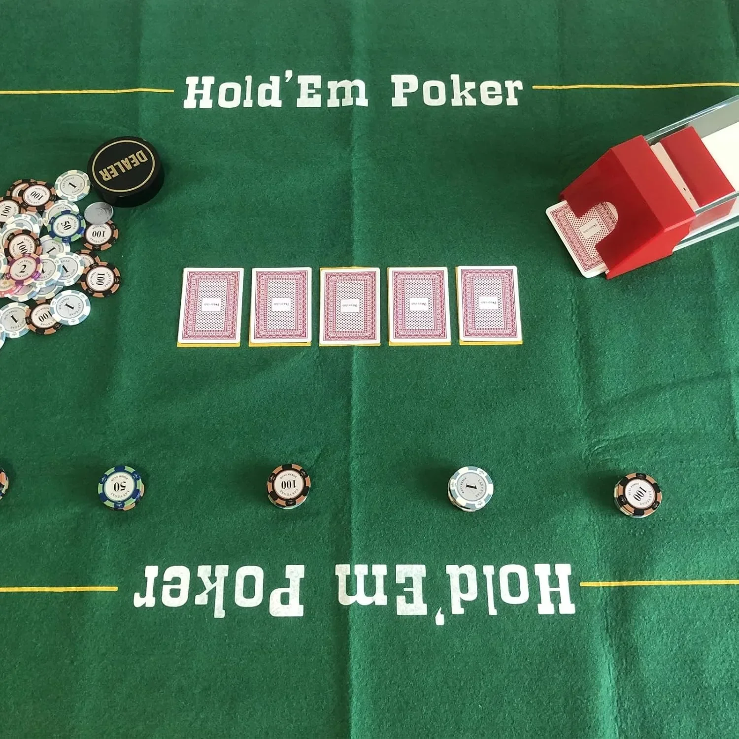 180x90 سنتيمتر تكساس عقد 'em غير المنسوجة لعبة سماط في الهواء الطلق المحمولة طوي لعبة مفرش المائدة لعبة اكسسوارات الحفلات #4