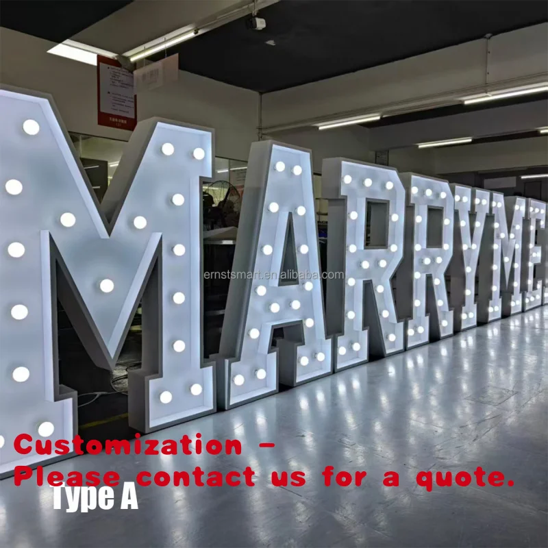 

Customize.Light up Led Letters With Led Marquee Wedding Decoracion Love Letters