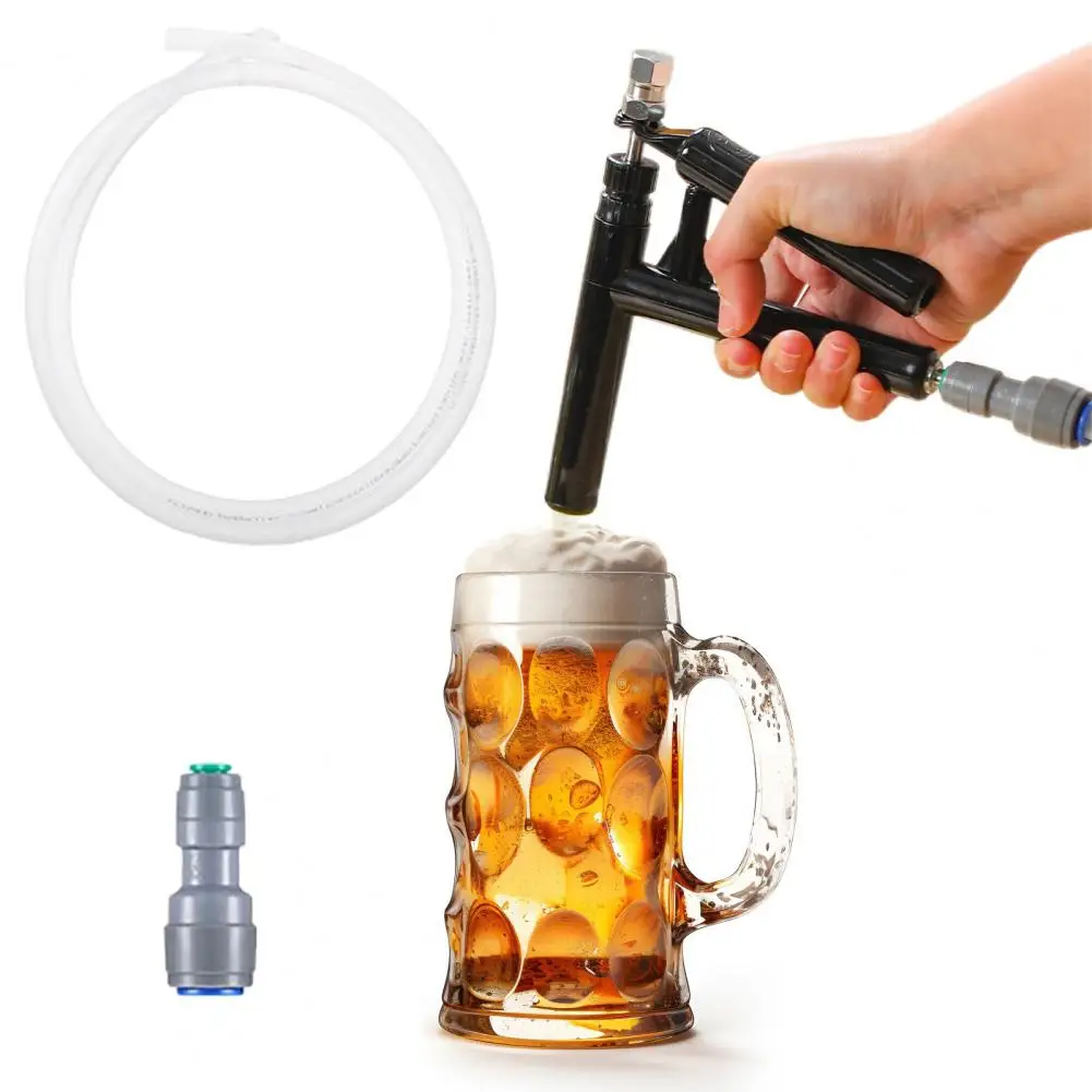 

Beer Faucet Beer Hose Kit Wine Drink Faucet Set Beverage Dispenser Kit with Full Drink Faucet Set for Lemonade Stands Kegerator