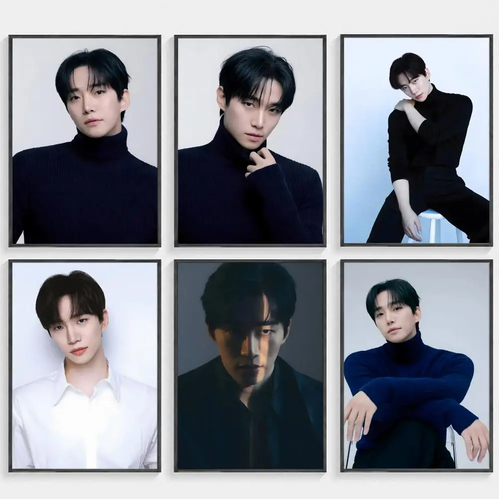 Actor L-Lee J-Jun H-Ho Poster HD art, waterproof, sticky wall, home decoration (living room, bedroom, bar), aesthetic