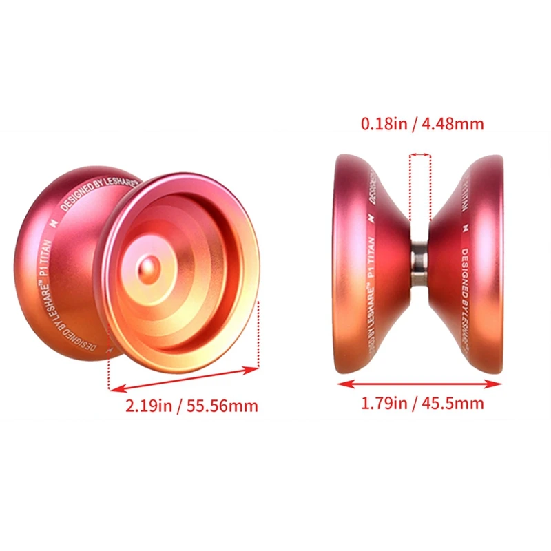 LESHARE 요요 매직 요요 전문 합금 볼, 핸드 익스트림 스포츠 및 경쟁 요요 플레이, 사용하기 쉬움