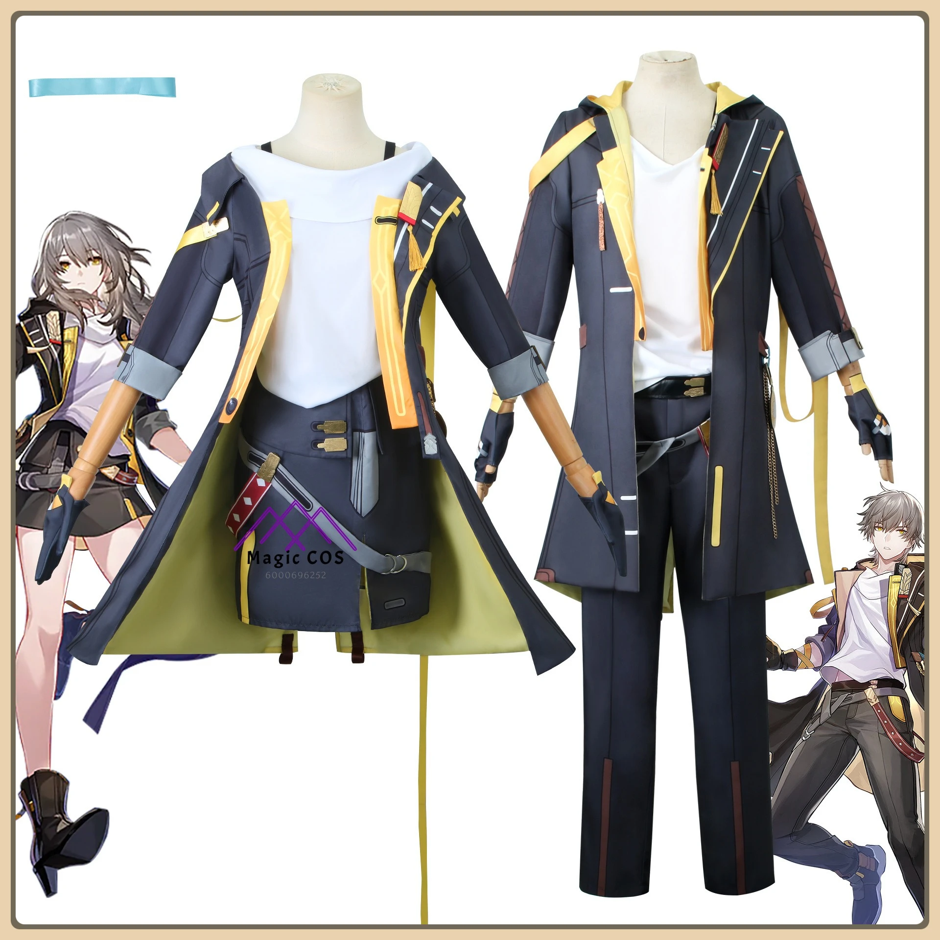 

Honkai: Star Rail Trailblazer Cosplay Costume Full Set Anime Clothes for Women & Men Role Playing Halloween Party Suit