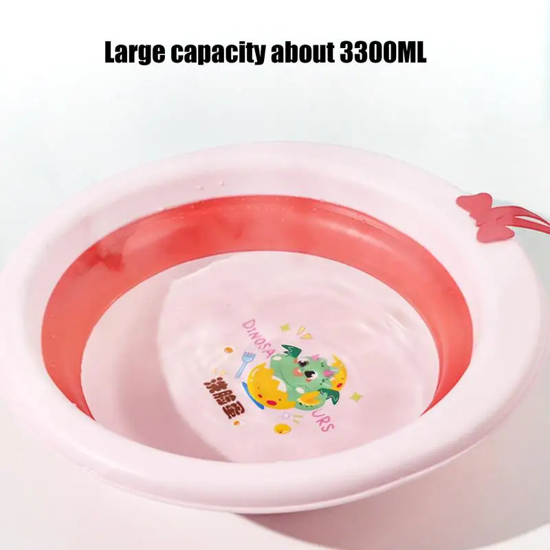 Folding Basins Portable Washing Laundry Tub Adult Baby Bath Basin household Bathroom Kitchen Accessories Hang To Footbath