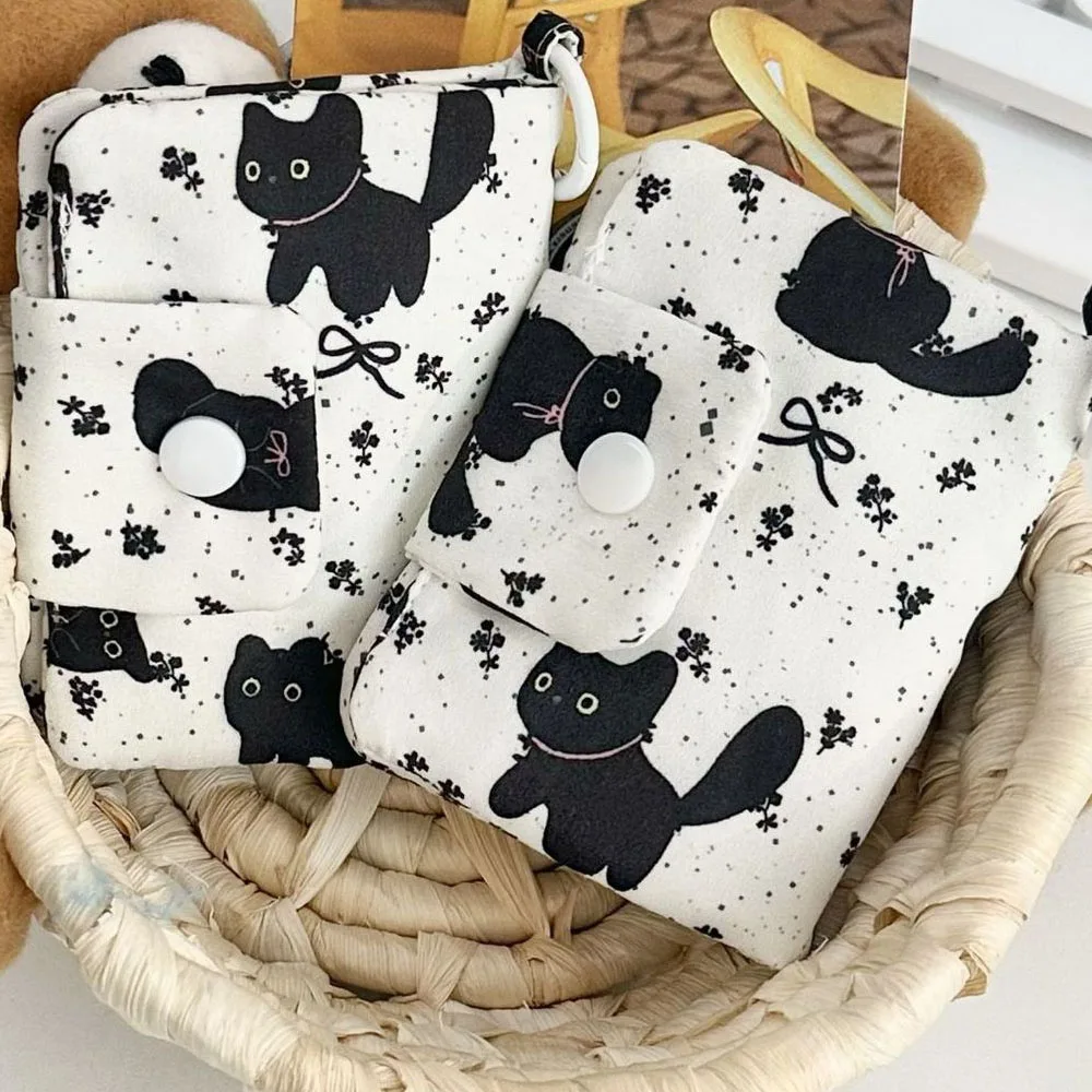 Storage Bag Multifunctional Black  Purse  Wallet Sweet Hanging Decoration For s Travel Purse Charm