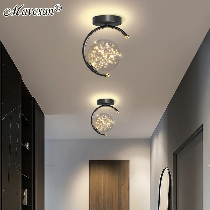 

LED Ceiling Chandelier For Aisle Bedroom Dining Room Hallway Corridor Gallery Restaurant Coffee Hall Office Indoor Home Lights