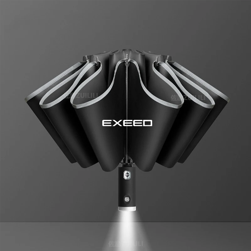 Car Automatic Folding Windproof Sunshade Umbrella For Chery Exeed TXL TX VX LX 2021 2022 2023 2024 Auto interior Accessories