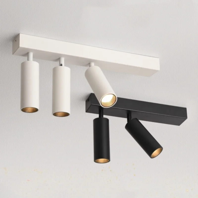 Adjustable Angle LED Surface Mounted Spotlights Suction Lights Ceiling for Home Use Cloakrooms Corridors Minimalist