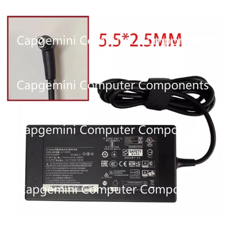 

Оригинальный адаптер переменного тока для Chicony A17-120P2A A120A057Q 20 В 6 А 120 Вт 5,5x2,5 мм, зарядное устройство для ноутбука Intel NUC