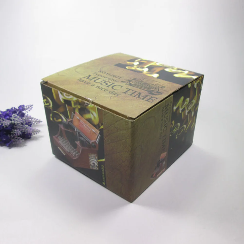 

1Pcs Vintage Music Box Typewriter Design Creative Musical Jewellery Box Romantic Gift for Baby Girl Anniversary Birthday