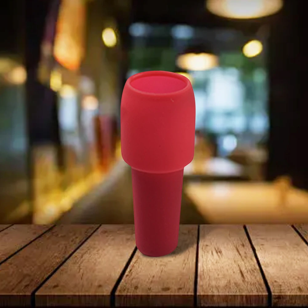 Silicone Reusable Wine Stoppers Wine Bottle Seal Caps Enhance Freshness Easy to Clean and Long Lasting Reusable Wine Stoppers