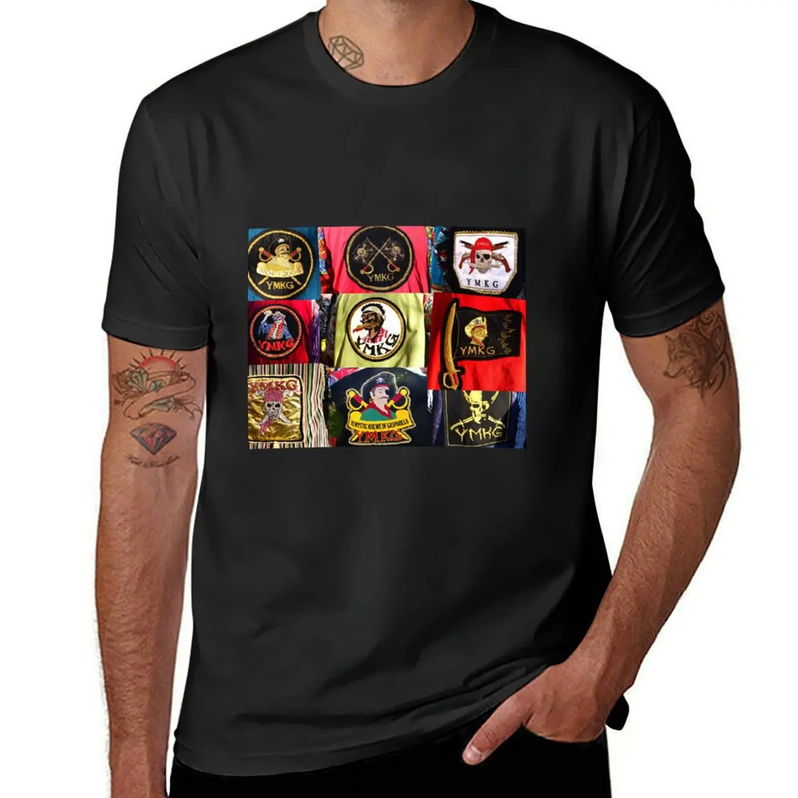 

Gasparilla pirate patches T-Shirt oversizeds quick-drying tees plain men t shirt