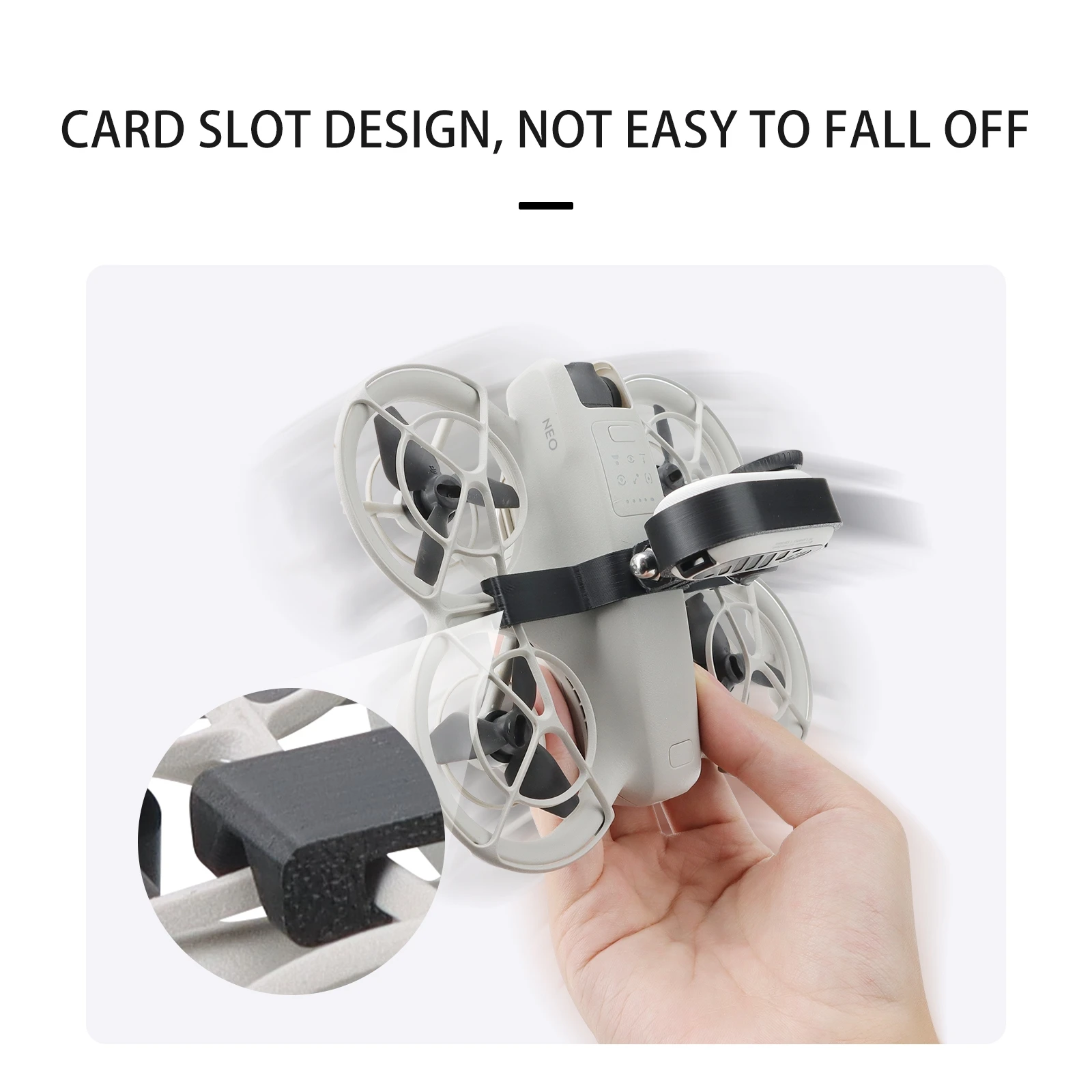 

For DJI NEO Extended Camera Mount For Insta360 GO3S Extended Bezel