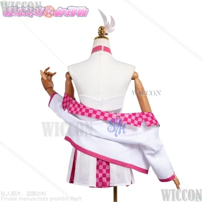 anime Fate/kaleid liner cosplay liner kawaii Racing pink sexy bikini mini dress coat sweet lovely lolita Halloween Festival Suit