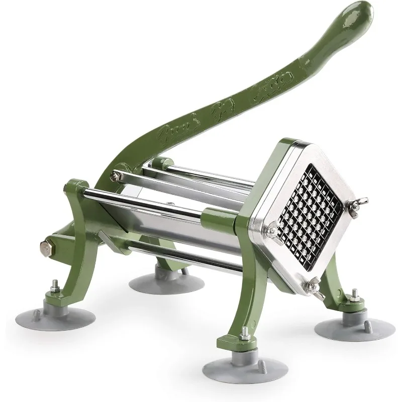 Commercial Grade French Fry Cutter with Suction Feet, 3/8