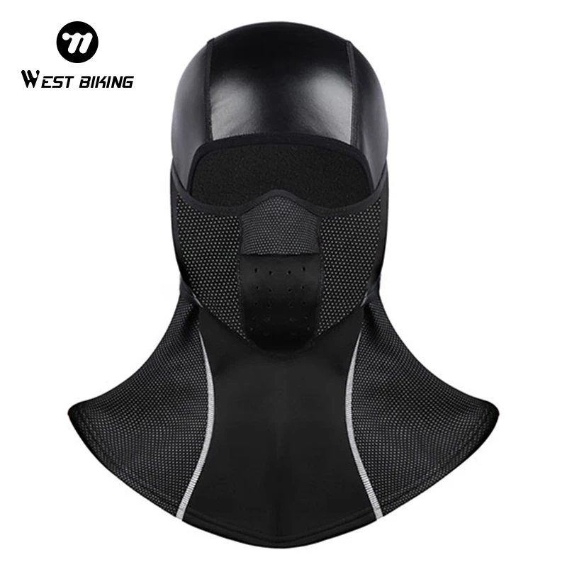 WEST BIKING zimowa maska ​​rowerowa utrzymuj ciepło wodoodporna kominiarka czapka motocykl rowerowy kask Liner Outdoor Sport szalik maska