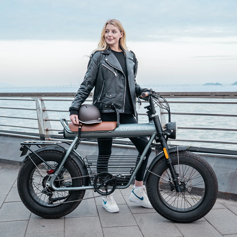 3 asientos 25/30Ah alta potencia alta calidad 20 pulgadas neumático ancho 1000W 1500W bicicleta eléctrica grande Ebike freno hidráulico bicicleta eléctrica de ciudad