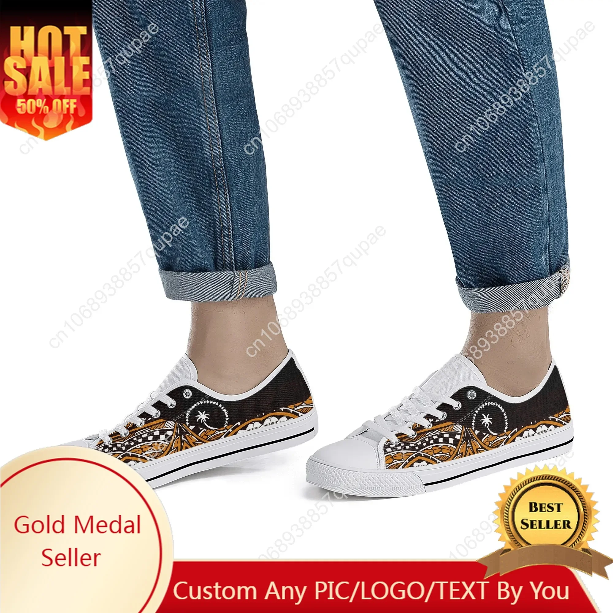 

Polynesian Samoa Tribal Print Low Top Shoe Men Women Teenager Sneakers Canvas High Quality Sneaker Casual Customized Couple Shoe