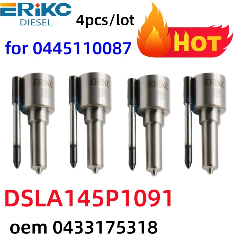 DSLA 145p1091 Автоматическая топливная форсунка DSLA145p1091 0 433 175 318 Дизельная форсунка DSLA 145 P 1091 для 0445110087 0986435079