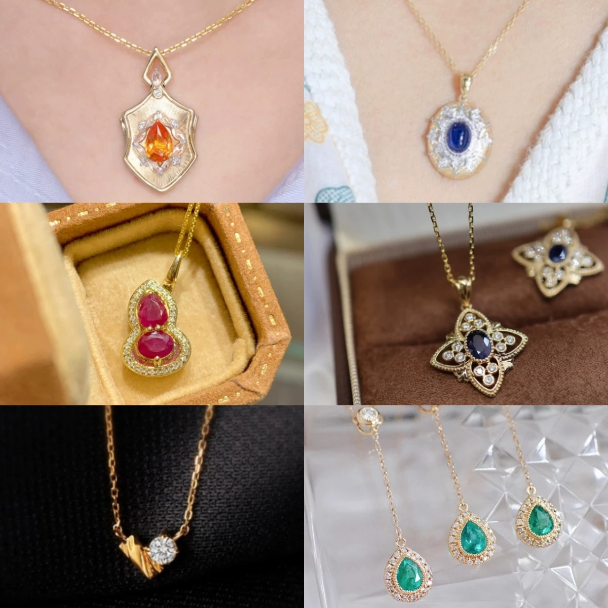 

New S925 silver full body exquisite women's necklace, niche hanging design, fresh and gentle retro versatile necklace