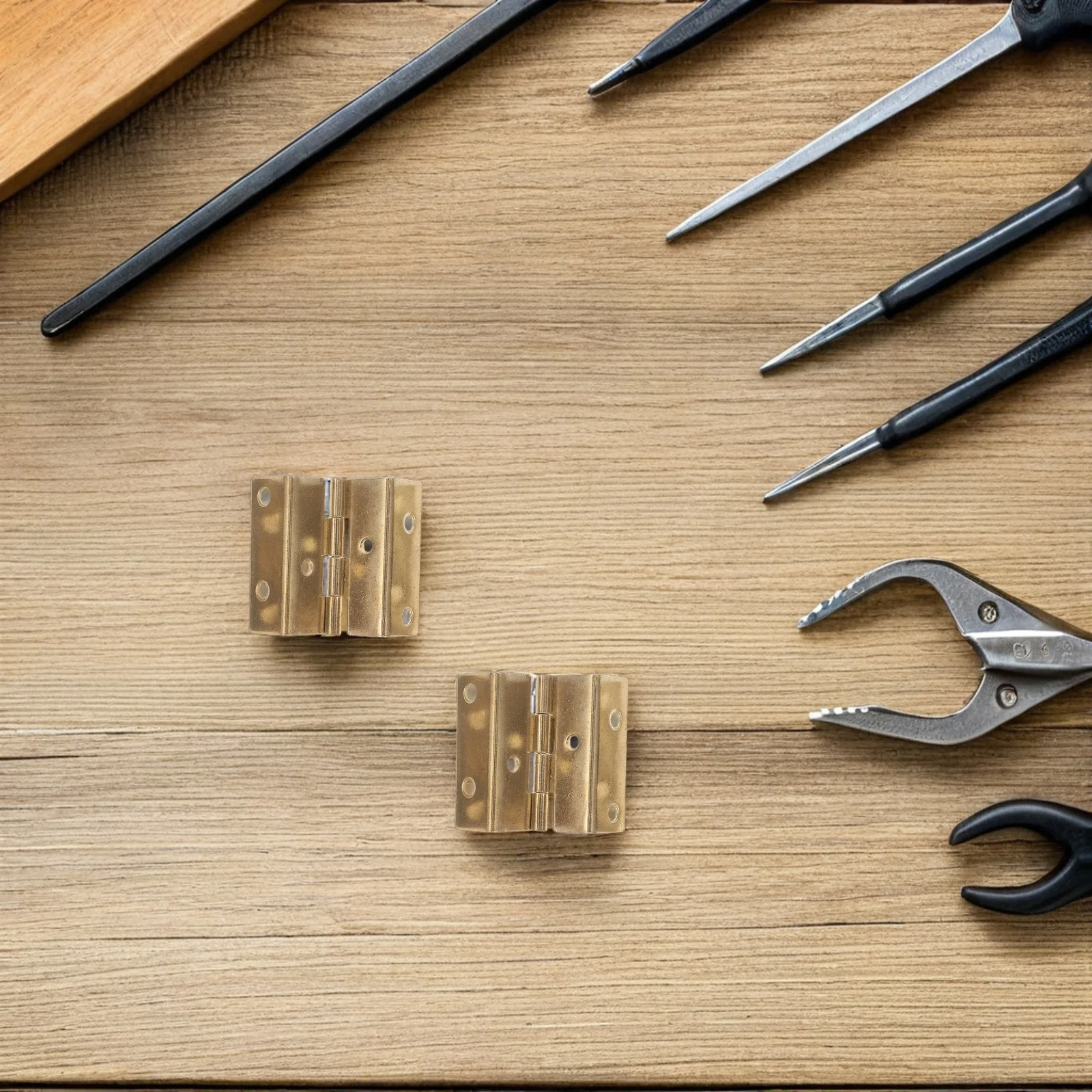 

10pcs Corner Cabinet Hinges 180° Four-Fold Metal Door Hinges For Wardrobe Furniture Cupboard Chest Folding Doors Hardware