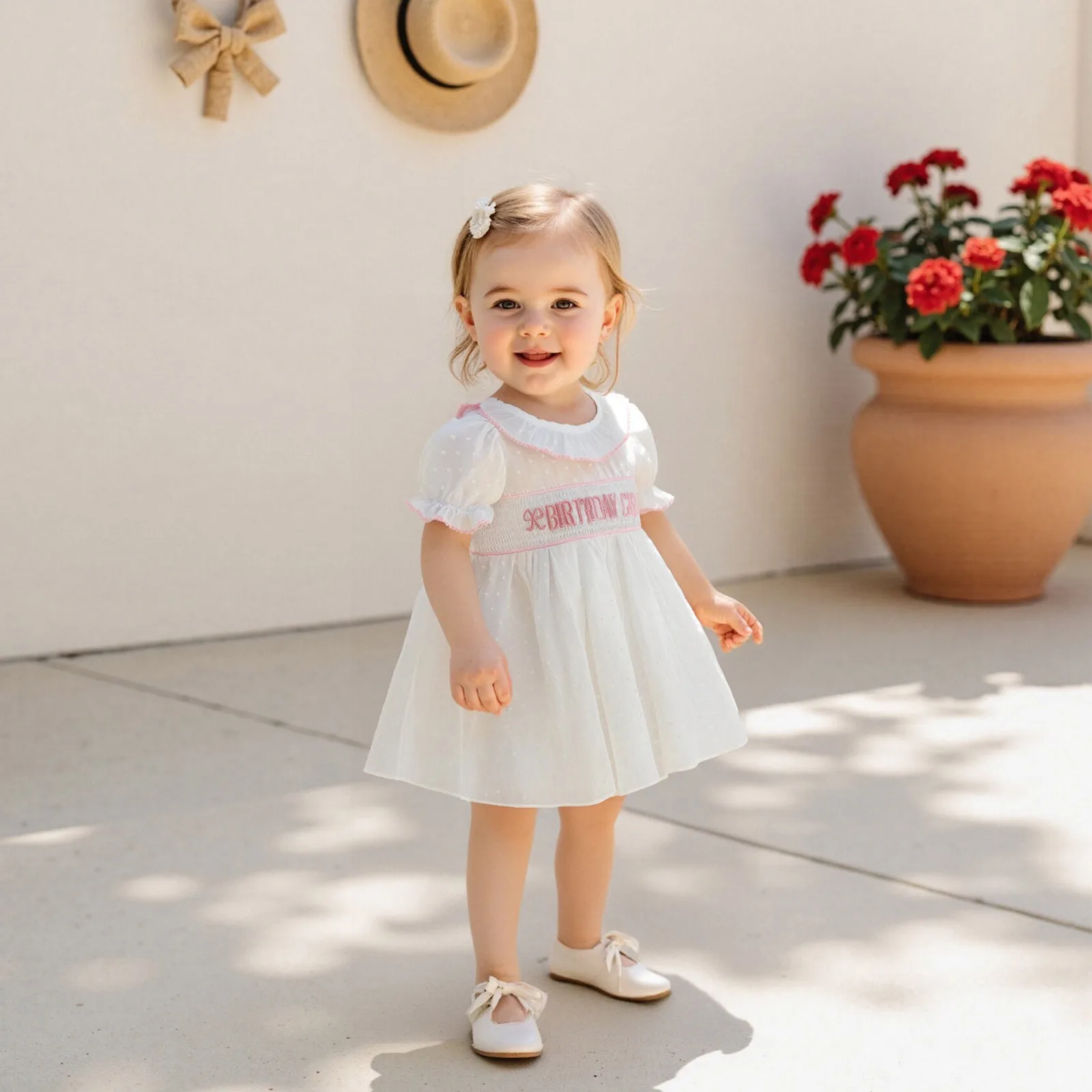 amazon infant dresses Newborn Baby Girl Lace Dress Set, 4 Pieces Outfit for Special Occasions (US, Age, 0 Months, Pink, Ivory, Pearl.): Clothing, Shoes & Jewelry Western Dress For Year Old