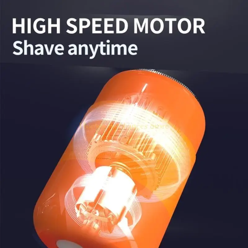 D0AB Mini Shaver Portable เครื่องโกนหนวดพกพาขนาดพกพาขนาดเคราที่ล้างทำความสะอาดได้