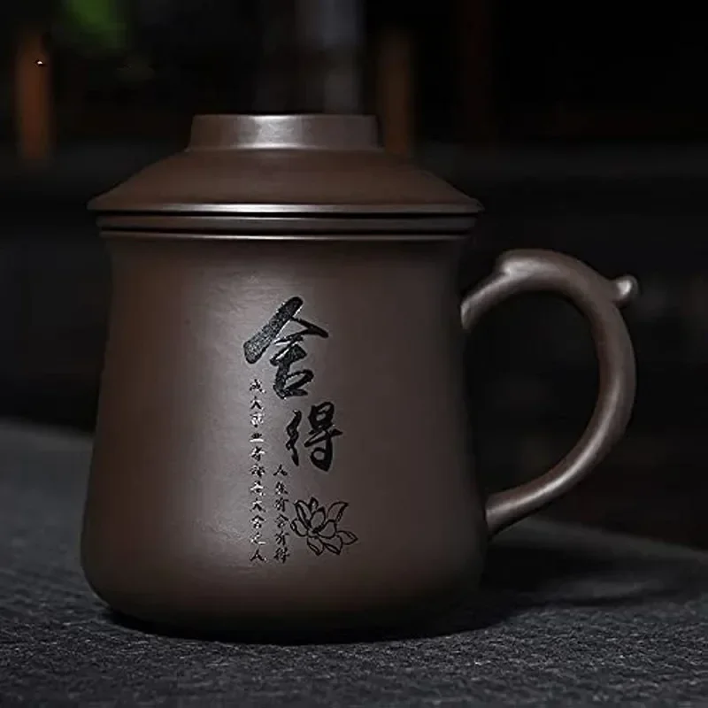 Chinese Tea Cup Set Handmade Portable Clay Ceramic Cup Travel Tea Set Chinese-Kungfu TeaSet Coffee Mug Juice Cup Holiday Gifts