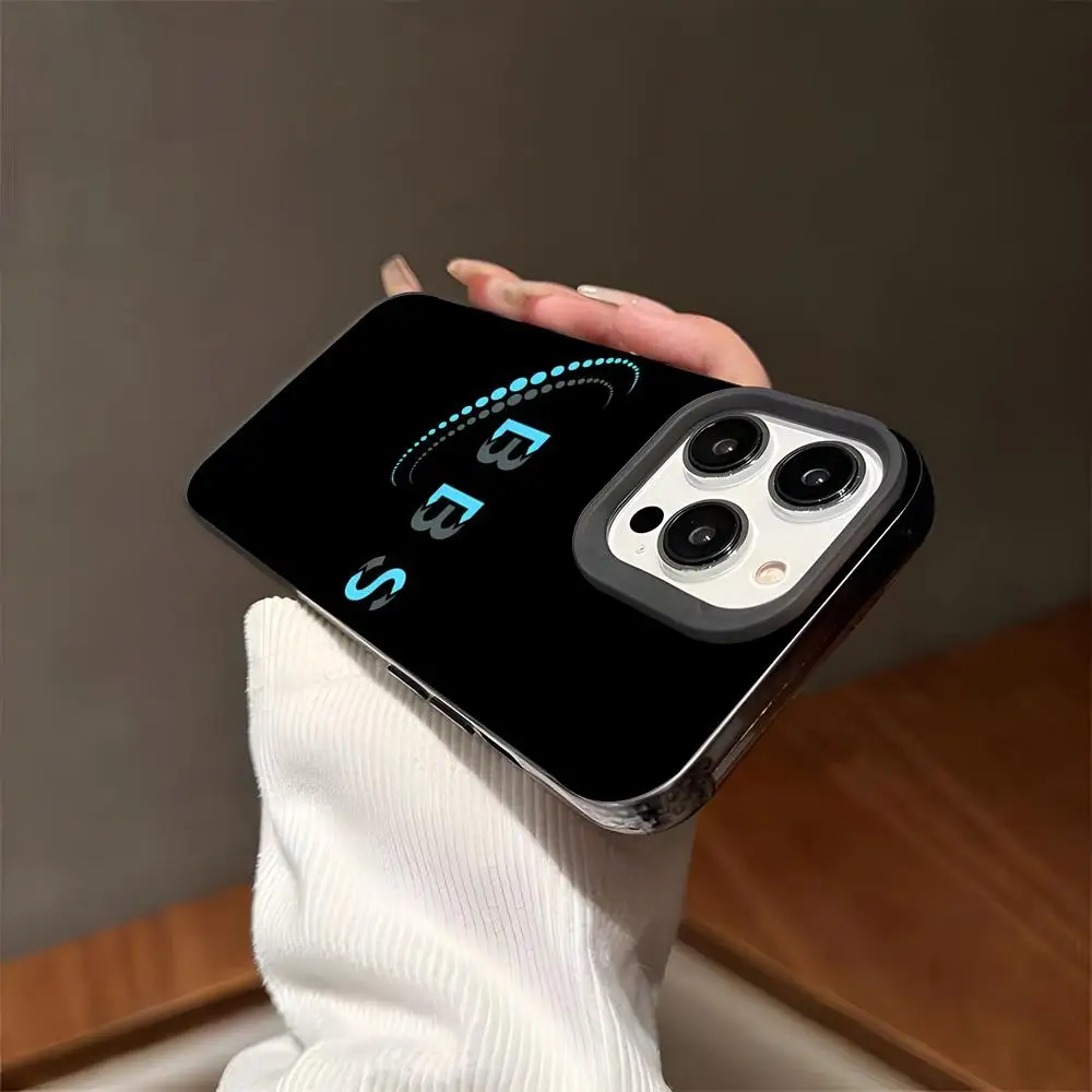 Funda para Teléfono BBS Racing para iPhone 17 Pro Max, 15 Pro, 16, 14 Plus, 12, 13 Mini, 11 Pro, Antigolpes, Acabado Mate