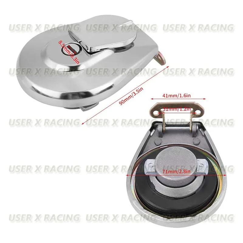 USERX Universal Motorcycle Fuel tank cap for Honda CB700 VF 750 GL1500 VT500 17620-MB1-033 High quality and durability