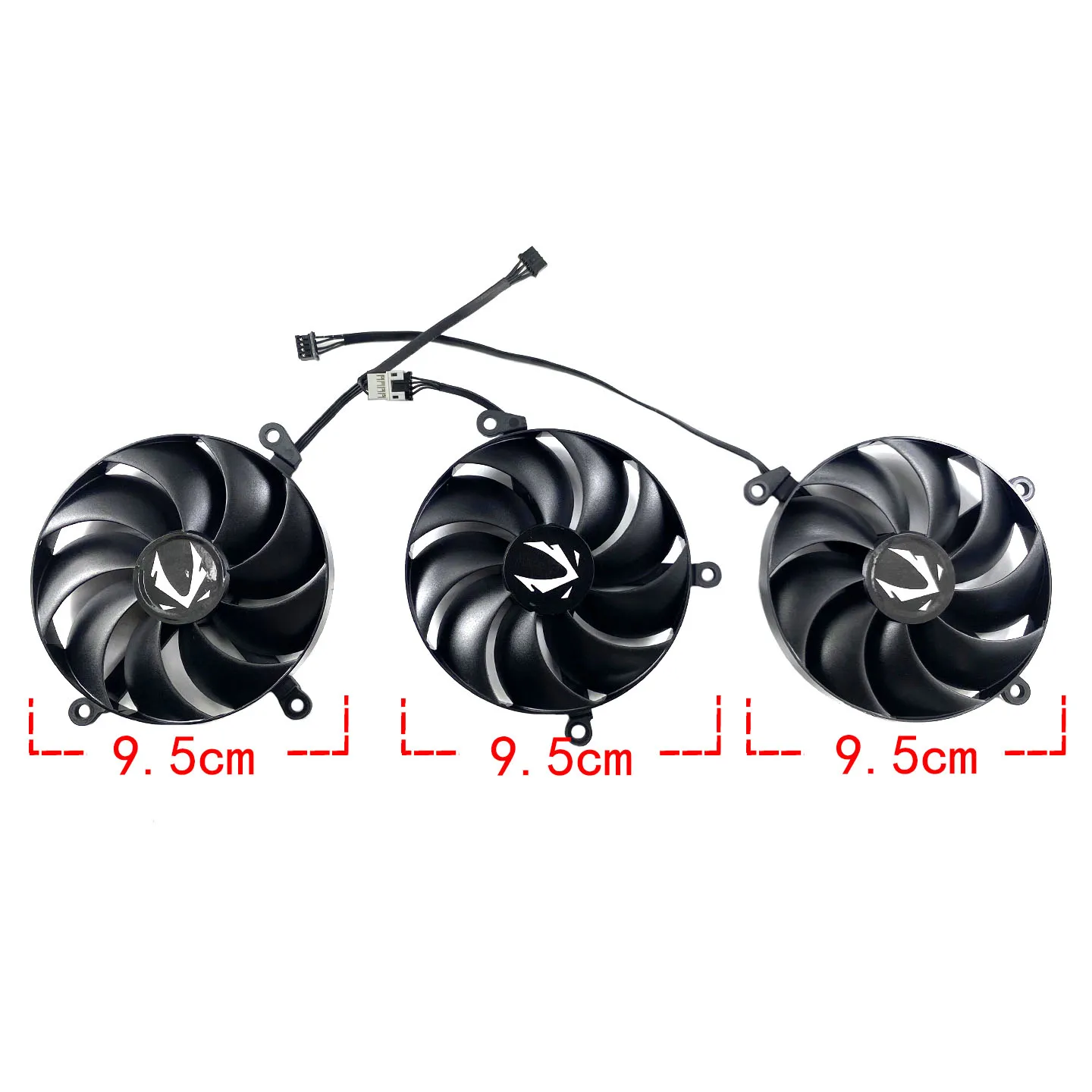 For ZOTAC RTX4070tiS 4090 SOLID OC Graphics Card Replacement Fan FD10015M12D