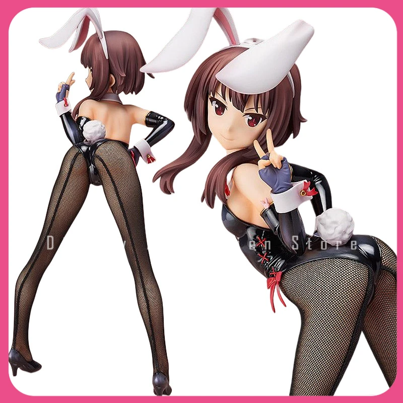 

In Stock FREEing B-style Kono Subarashii Sekai Ni Shukufuku O! 2 Megumin 1/4 Bunny Ver Action Figure Collection Model Doll Gift