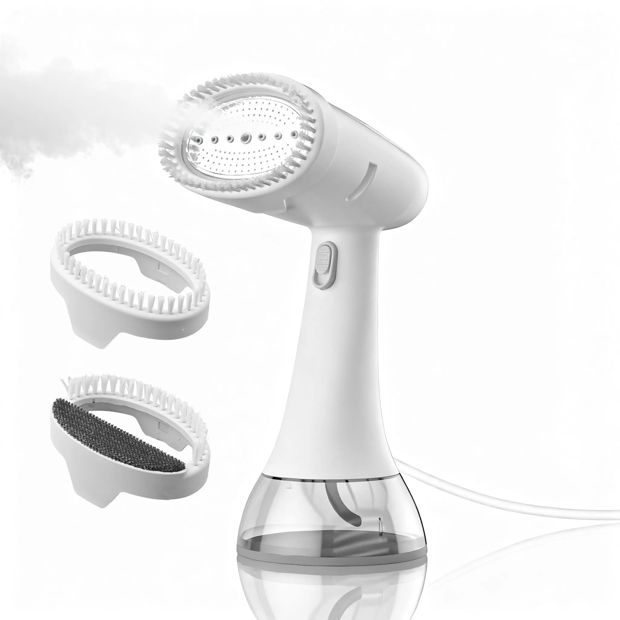 Portable Travel Automatic Ironing Machine 300ml Handheld Vertical Fabric Steamer 1500W with Wire Brush for Hotel Use