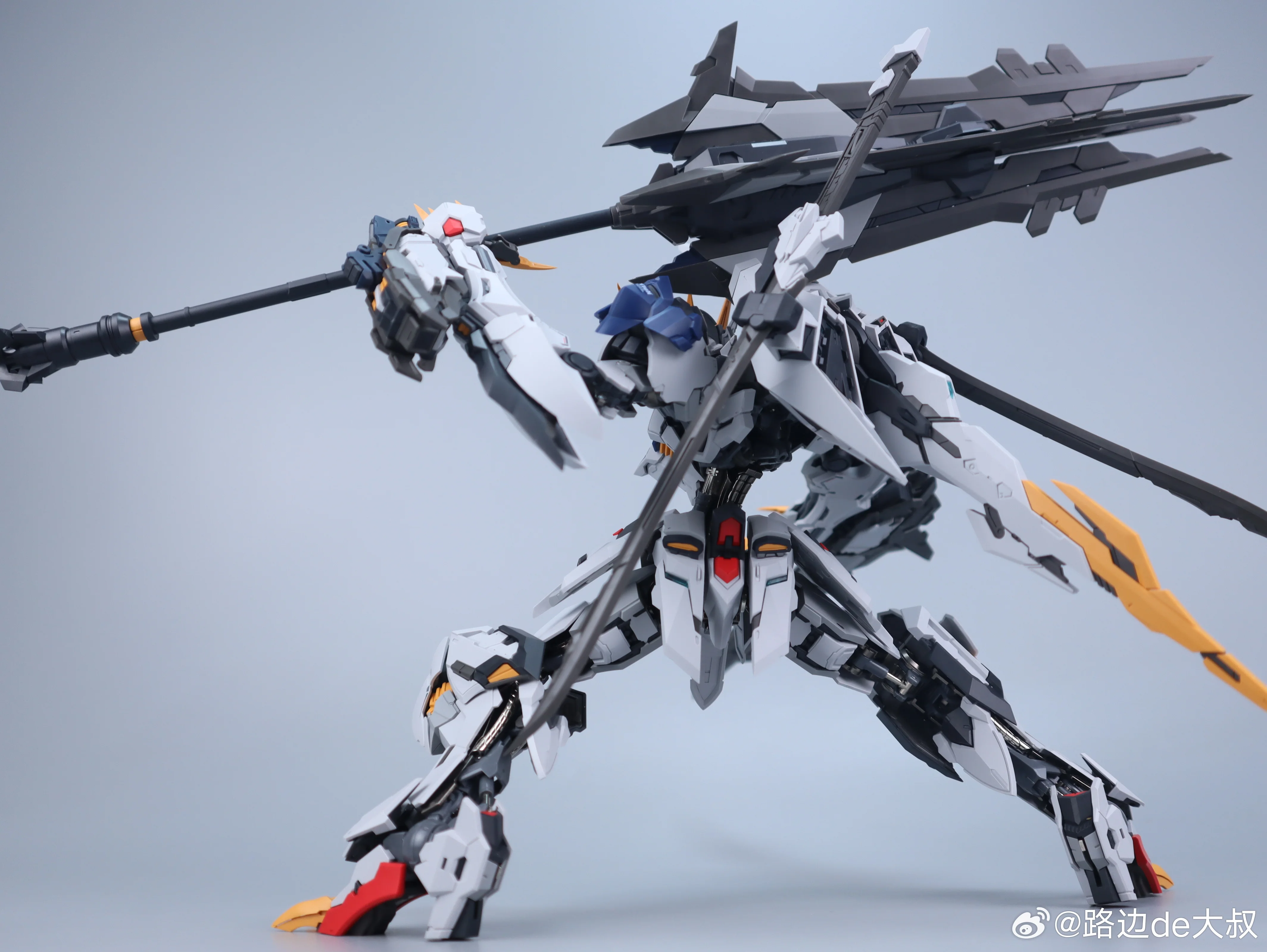 ウルフモデル MG 1/100 バルバトス ルプスレックス 合金スケルトン GK