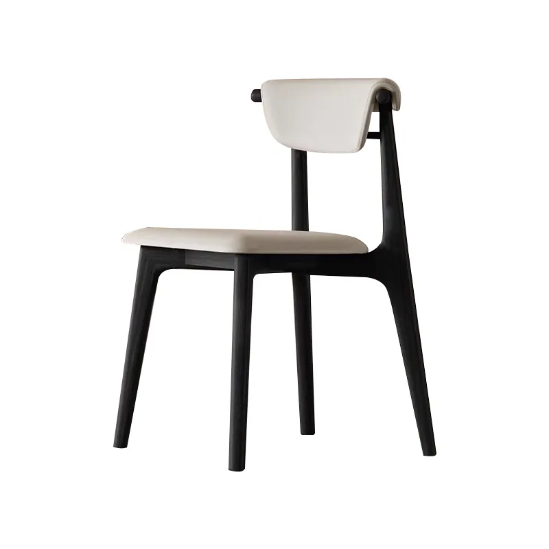 

Solid wood chair Dining Home high-end dining chair Solid wood restaurant backrest chair Modern simple medieval stool