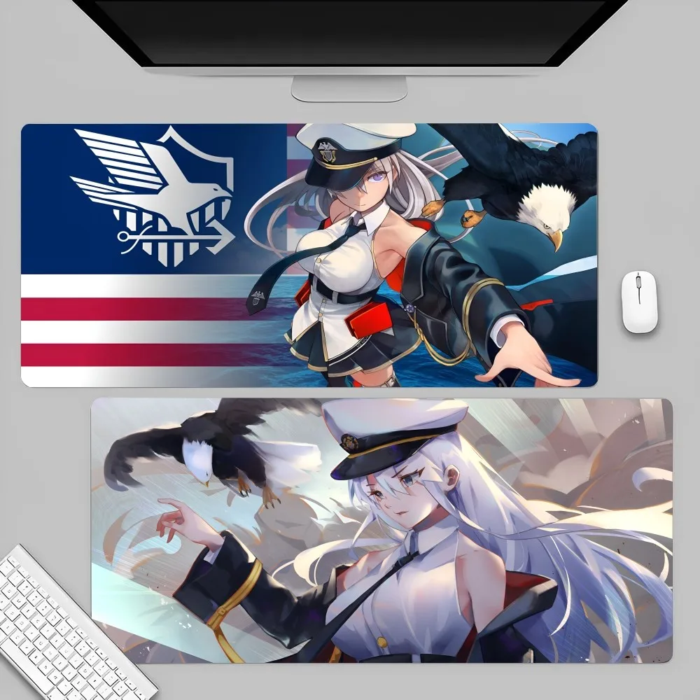 Azur Lane Eagle Union Mousepad Large Gaming Mouse Pad LockEdge Thickened Computer Keyboard Table Desk Mat